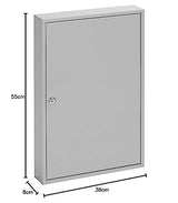 Burg Wachter Sterling KC50H - Armario para Llaves (50 Ganchos), Color Gris