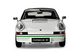 IXO Colecciones 1:8 IXO Porsche 911 RS 2.7 Blanco/Verde - modelismo, maquetas, Kit de construcción, Kit de maquetas, 713 Piezas, Kit de construcción de Coches