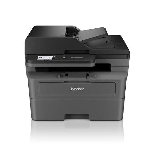 Brother MFCL2800DW, Impresora multifunción láser Monocromo WiFi con fax, impresión automática a Doble Cara y ADF de 50 Hojas