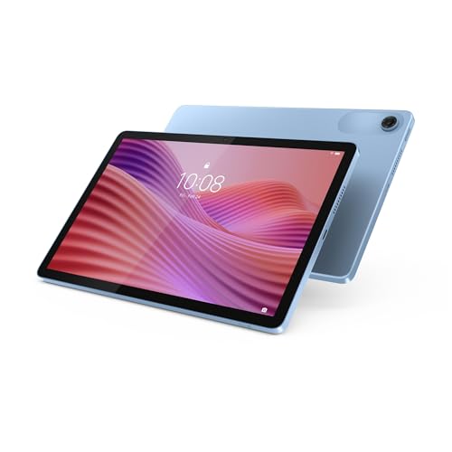 Lenovo Tab – Tablet 10.1" WUXGA (MediaTek Helio G85, 4GB RAM, 64 GB, 60 Hz, 2 Altavoces, Wi-Fi 5, Bluetooth 5.3, Android 14) Azul Polar – Incluye Case Transparente
