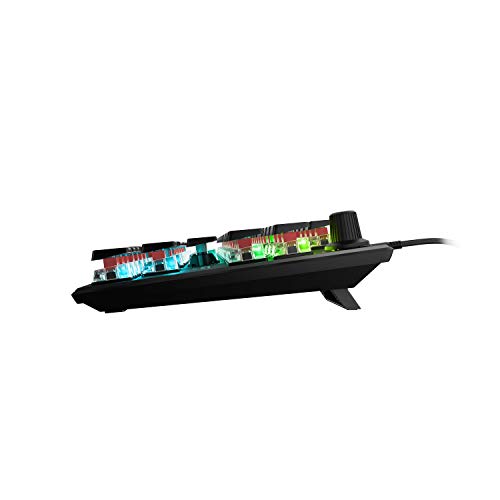 ROCCAT Vulcan TKL Pro Gaming Tastatur Kompakte optische RGB-Gaming-Tastatur mit Linear Red Switch und DE Layout