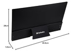 Verbatim Monitor con Pantalla Táctil PMT-15-4K 4K Ultra HD 15"