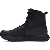 Under Armour UA Charged Valsetz Zapatos tácticos para hombre, cómodas botas de montaña, color negro/negro/gris azabache
