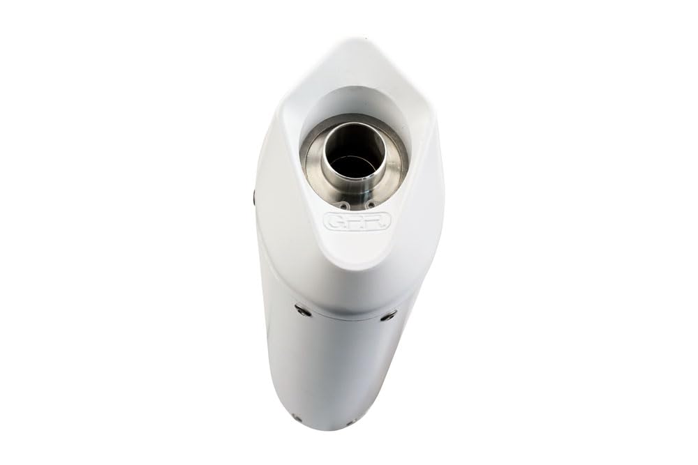 Tubo de escape marca GPR compatible con Suzuki GSX-S 950 2015-2016, Albus Ceramic, tubo de escape completo homologado, suministrado con db killer extraíble, catalizador y colector