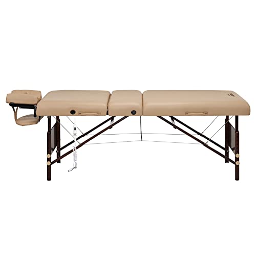 Master Masaje 71 cm del Ray™ Salon Mobile Masajeador Belleza Cama Sofá Paquete con calefacción Therma-Top®-Beige