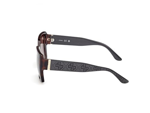 GUESS Gu00200 Gafas, 52f Dark Havana, 53/18/140 para Mujer