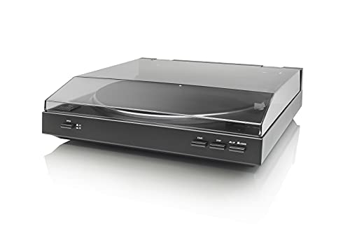 Dual DT 210 USB - Tocadiscos para equipo de audio (USB, 35/45 rpm), color negro