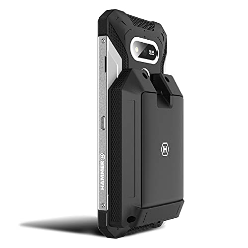 Hammer H Explorer Pro Plata, 5,7" IPS Military Standard Outdoor Smartphone, 5000 mAh Batería, 48 MP Cámara, eSIM + Batería Externa - Hammer Explorer, Hammer Explorer Pro Set