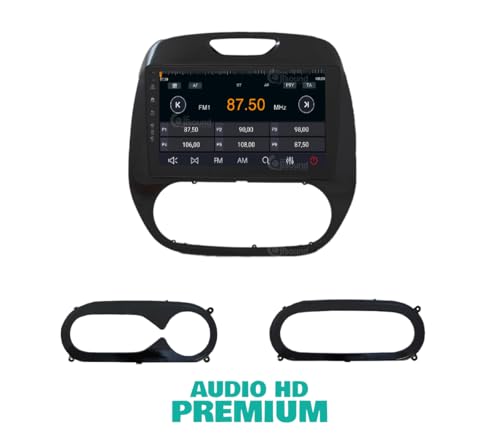 Radio de Coche para Renault Captur 2013-2016 (con medianav o USB Central) Android GPS Bluetooth WiFi USB Dab+ Touchscreen 9" 8core Carplay AndroidAuto