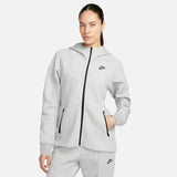 Nike FB8338-063 Sportswear Tech Fleece Windrunner Sweatshirt Mujer DK GREY HEATHER/BLACK Tamaño M