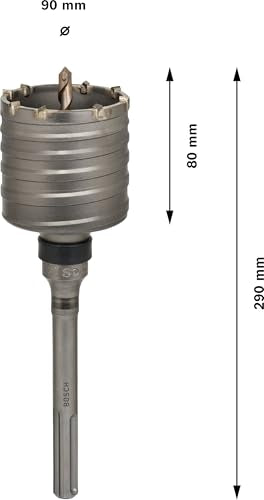 Bosch F 00Y 145 198 - Corona perforadora hueca SDS-max-9-90 x 160 x 290 mm (pack de 1)