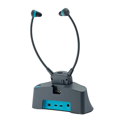 Metronic 480183 - Auriculares sin cable para TV "SERENITÉ", con micro y base de carga
