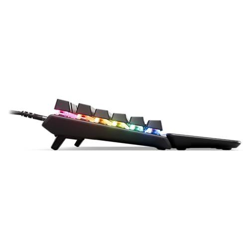 Steelseries Apex Pro Gen 3 Teclado Mecanico Gaming - HyperMagnetic Interruptores OmniPoint 3.0 - Accionamiento Ajustable - Rapid Trigger + Rapid Tap - Preajustes - Modo protección - USB-C - US QWERTY