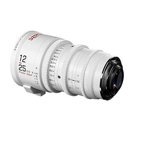 DZOFILM Cine Lens Pictor Zoom 12-25 T2.8 White for PL/EF Mount (S35)