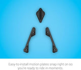 Garmin TacX® Neo Placas de Movimiento, Movimiento multidireccional, fácil de Instalar