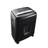 Amazon Basics Trituradora de microcorte 8 hojas capaz de destruir papel CD y tarjetas de crédito, Negro