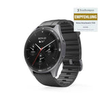 Hama | Reloj Inteligente 1.43" (Smartwatch Resistente al Agua IP68, GPS, análisis sueño, frecuencia Cardiaca, Monitor de hasta 100 Actividades, Pantalla táctil) Azul