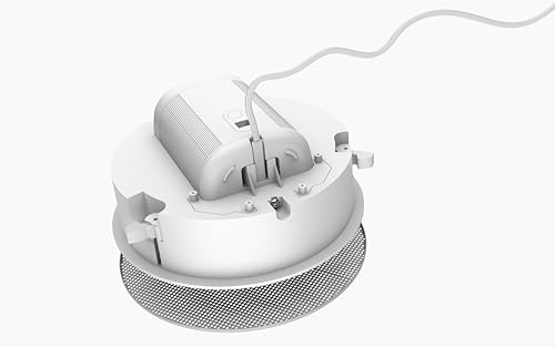 Flexson Soporte de Techo para Sonos ERA 100, Sonos One/One SL - Negro/Blanco