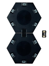 Konix Drakkar Pack de iluminación LED gaming Inferno 13,2 x 15,1 cm - Iluminación RGBIC - Sincronización musical - Compatible con Alexa y Google Home