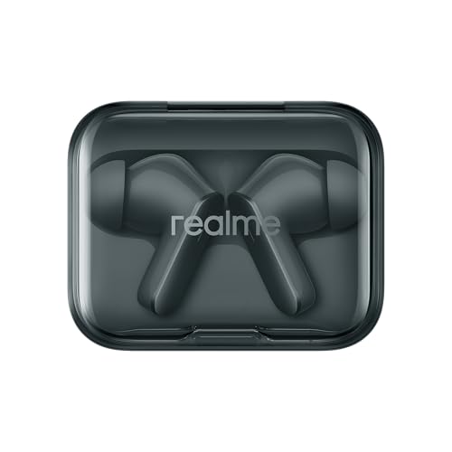 realme Buds Air 7 Auriculares Inalambricos, 12.4 mm Controlador de Graves Profundos, 52dB Cancelación Activa Inteligente de Ruido, Hi-Res Certificación Profesional, Verde
