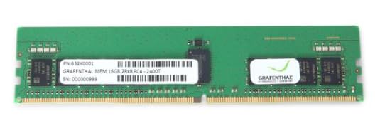 Grafenthal MEM 16GB 1Rx4 DDR4-2933MHz RDIMM PC4-23400 ECC CL21 1,2V (652K0009) Marca