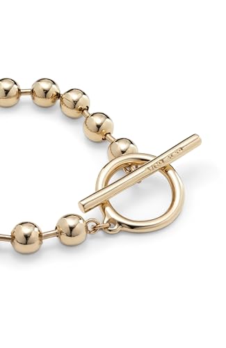 UNO de 50 Pulsera De Cadena En Aleación De Metal Bañado En Oro De 18 K