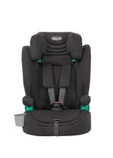 Graco Eldura R129 Arnés Booster (76-145 cm - 15 Meses a Aprox. 12 años). Modo de arnés de 15 Meses a Aprox. 4 años (76-105 cm), Modo Highback de Aprox. 3,5 a 12 años (105-145 cm), Medianoche