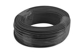 DIGITUS 100 m de Cable de red para exteriores Cat 7, S-FTP (PiMF) Simplex, BauPVO Eca, LSZH Libre de Halógenos, 1200 MHz Copper AWG 23/1, Compatible con PoE+, Cable de tierra instalación LAN, Negro