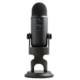 Blue Microphones Micrófono Yeti Azul (apagón) con Soporte de Brazo Knox, Filtro Pop y Paquete de Montaje de amortiguación, USB