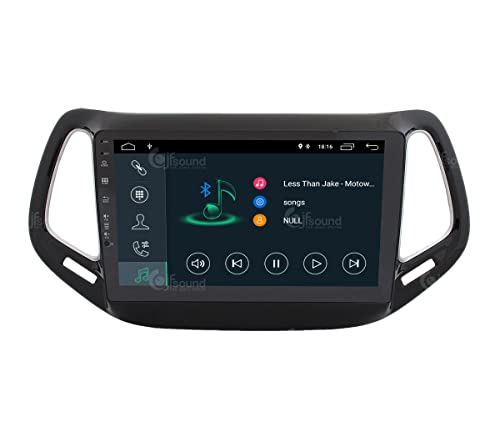 Jf Sound car audio system JF-031JCA-XDAB Autorradio de Ajuste Personalizado Compatible con Jeep Compass Android GPS Bluetooth WiFi Dab USB Pantalla táctil Full HD 10"