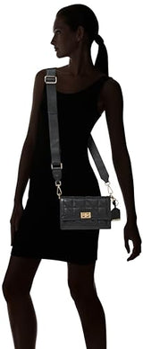 Geox D Fedra, Bolsa para Mujer, Negro, Einheitsgröße