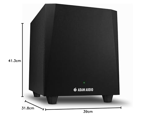 Subwoofer ADAM Audio T10S para grabación, mezcla y masterización, sonido de calidad de estudio
