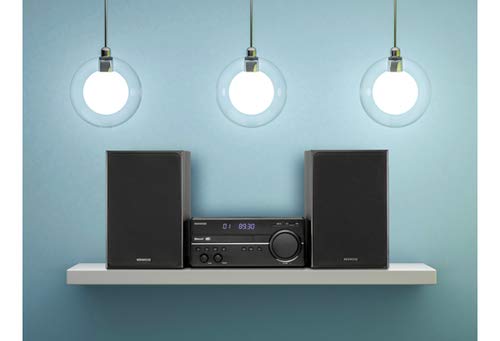 Kenwood M-819DAB Microcadena de música para Uso doméstico Negro 100 W - Mini Equipo de musica para casa