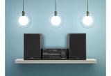 Kenwood M-819DAB Microcadena de música para Uso doméstico Negro 100 W - Mini Equipo de musica para casa