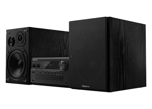 Panasonic SC-PM702EB-K Premium - Microestéreo (Bluetooth, Airplay, Dab+, CD, FM, Plateado)
