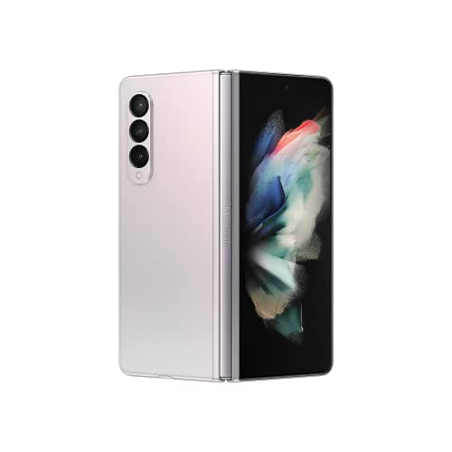 Samsung Galaxy Z Fold3 5G Teléfono móvil SIM Free Android Plegable Smartphone 256GB Phantom Silver (versión del Reino Unido)