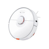 roborock S7 + Estación de Vaciado Automático, Aspiradora Robot Succión HyperForce Mopa Auto-Elevable Agua 300ml y Polvo 470ml, 5200mAh, Blanco, R100011