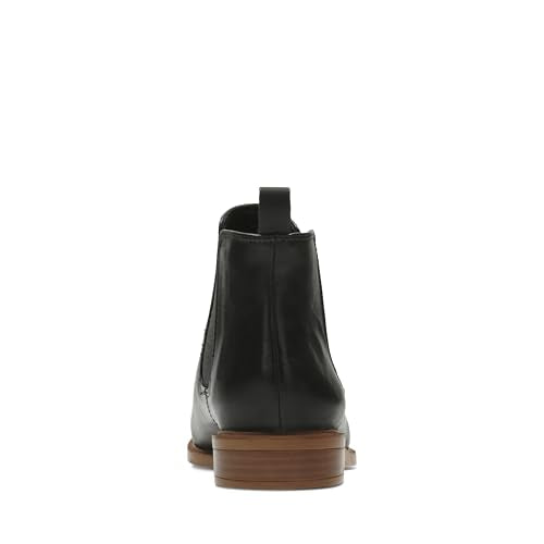Clarks Taylor Shine, Botas Chelsea Mujer, Black Leather, 37.5 EU