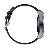 Knauermann PRO 3 Plus redondo (2025), reloj sanitario, reloj inteligente con función telefónica, pectoral ECG Plus HRV y función SOS, pantalla AMOLED BT Bluetooth, apnea del sueño, correa de silicona,