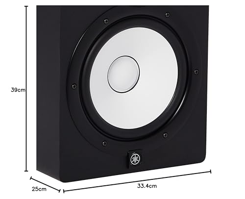 Yamaha HS8 - PA, monitor de estudio autoamplificado para DJs, productores y artistas, en negro