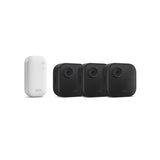 Nueva Blink Outdoor 4: cámara de seguridad inteligente HD sin cables, 2 años de autonomía, detección de movimiento optimizada, compatible con Alexa(sistema de 3 cámaras con Sync Module Core incluido)