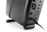 IK Multimedia iLoud Micro Monitor Pro - Par - Monitores de estudio compactos, de 2 vías, biamplificados, altamente portátiles y controlados digitalmente. Incluye micrófono ARC. Color negro.