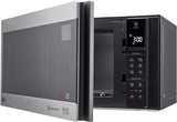 LG Microondas MS2595CIS con tecnología Smart Inverter 25 litros de capacidad, 1000 W, programas automáticos, niveles de potencia ajustables y función EasyClean, color plateado