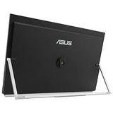 ASUS ZenScreen MB249C - Monitor portátil de 23,8" FHD (1920 x 1080), sin marco, IPS, antirreflejos, USB-C, altavoces, peana, abrazadera en C, gancho para separadores, sostenibilidad ecológica