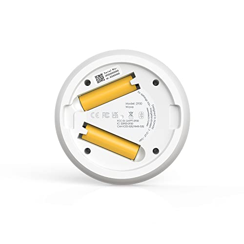 Airthings 2950 Wave Radon: detector inteligente de gas radón con monitor de humedad y temperatura, preciso, intuitivo e inalámbrico