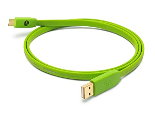 Neo by Oyaide d+ USB (Clase B) A a C - Cable digital de alta velocidad y duradero para DJ's, músicos y productores, verde