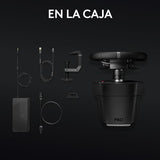 Logitech G PRO Racing Wheel, PC, fuerza de 11 N⋅m, accionamiento directo, Force Feedback TRUEFORCE,palancas de cambio magnéticas, doble embrague,pantalla OLED, desacople rápido, distribución PRO