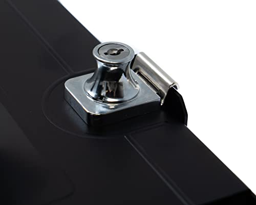 System-S Soporte de Pared con Cerradura 360° para iPad 10 Pro 11 Air 4 5 en Negro