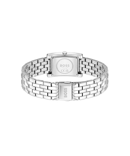 BOSS Reloj De Movimiento De Cuarzo De Dos Manecillas para Mujer Colección Lucy con Correa de Acero Inoxidable Plateada - 1502743