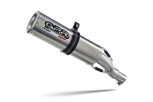 Tubo de escape marca GPR compatible con Suzuki GSX-S 950 2015-2016, M3 Inox, tubo de escape completo homologado, incluye db killer extraíble, catalizador y colector